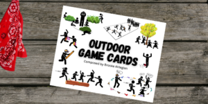 Outdoor Game Instruction Cards: Visual Aids for Summer Camp Counselors, Teachers, Environmental Educators, and Facilitators. 20 Active Games